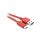 Kábel USB - micro USB TYP C 3.0 univerzálny 2m - červený
