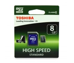 Pamäťová karta TOSHIBA MICRO SDHC 8GB s adaptérom