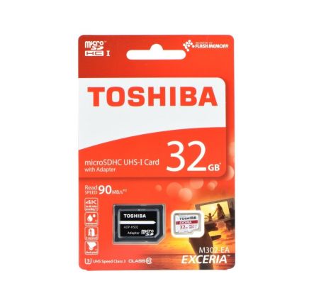 Pamäťová karta TOSHIBA MICRO SDHC 32GB s adaptérom
