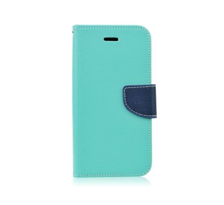 Púzdro knižkové diárové FANCY pre HTC U11 - mätovo modré