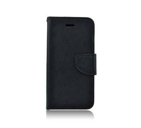 Púzdro knižkové diárové FANCY pre HTC U PLAY - čierne