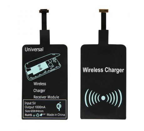 Univerzálny adaptér pre bezdrôtové nabíjanie MICRO USB TYP V