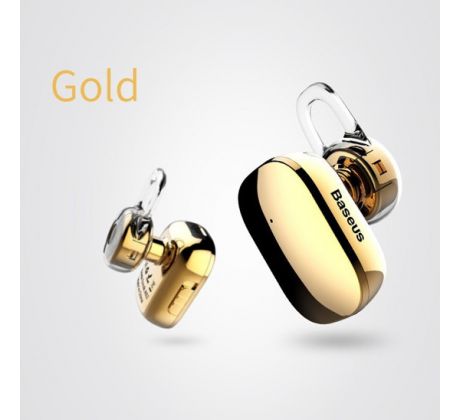Mini Bluetooth HandsFree BASEUS ENCOK - zlaté