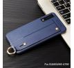 Púzdro  LITCHI SKIN CASE pre SAMSUNG GALAXY A7 (A750F) 2018 - modré