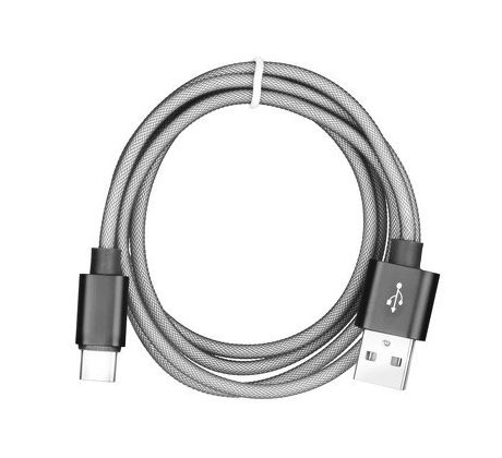 Kábel USB - micro USB TYP C 3.0 univerzálny 1m - čierny