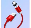 Kábel magnetický MICRO USB 3A KAKU HEDONG (KSC-306) - červený