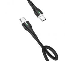 Kábel HOCO X45 USB-C na USB-C 3A - čierny