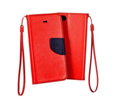 Púzdro knižkové FANCY pre HTC DESIRE 620 - červeno modré