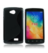 Silikónové Púzdro S-LINE pre LG F60 (D390) - čierne