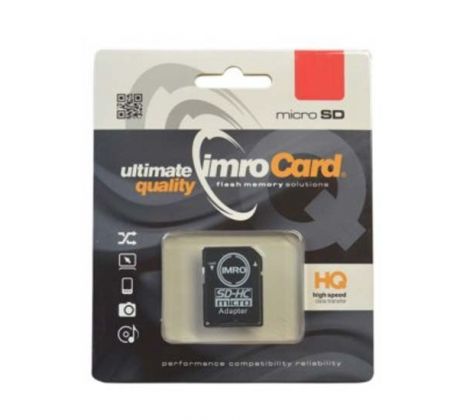 Pamäťová karta IMRO MICRO SDHC 4GB
