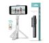 SELFIE tyč Selfie Stick Tripod K07 + diaľkové ovládanie Bluetooth - biela