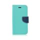 Púzdro knižkové diárové FANCY pre LG G5 (H850) - mätovo modré