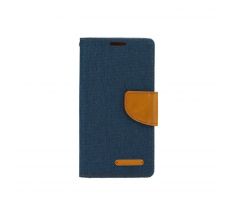 Púzdro knižkové diárové CANVAS BOOK pre HUAWEI P8 LITE - navy