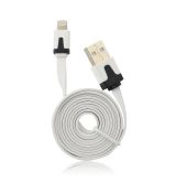 Kábel USB pre Apple Iphone 5/5C/5S/6/6Plus/iPAD mini - biely