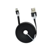 Kábel USB pre Apple Iphone 5/5C/5S/6/6Plus/iPAD mini - čierny