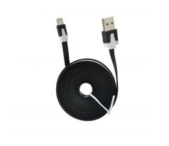 Kábel USB pre Apple Iphone 5/5C/5S/6/6Plus/iPAD mini - čierny