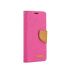 Púzdro knižkové diárové CANVAS BOOK pre SAMSUNG GALAXY XCOVER 3 (G388F) - ružové
