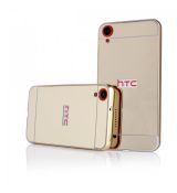 Púzdro Rámik ELECTRO BUMPER + zadný kryt pre HTC DESIRE 820 - zlaté