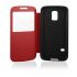 Knižkové Púzdro SLIM VIEW pre SAMSUNG GALAXY S5 MINI (G800) - červené