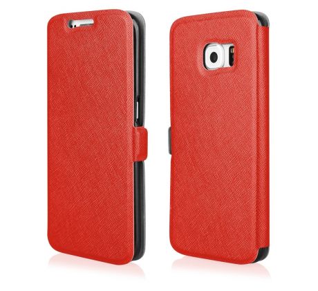 Púzdro knižkové FLIP CASE SOFT pre LG G2 MINI (D620) - červené