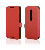Púzdro knižkové FLIP CASE SOFT pre MOTOROLA MOTO X STYLE - červené