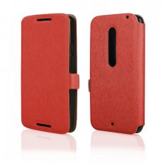 Púzdro knižkové FLIP CASE SOFT pre MOTOROLA MOTO X STYLE - červené