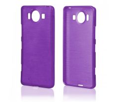 Púzdro SILIKÓNOVÉ JELLY CASE METALLIC pre MICROSOFT LUMIA 950 - fialové