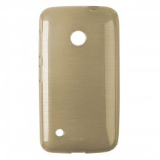 Púzdro SILIKÓNOVÉ JELLY CASE METALLIC pre MICROSOFT LUMIA 530 - zlaté