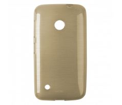 Púzdro SILIKÓNOVÉ JELLY CASE METALLIC pre MICROSOFT LUMIA 530 - zlaté