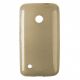 Púzdro SILIKÓNOVÉ JELLY CASE METALLIC pre MICROSOFT LUMIA 530 - zlaté