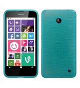 Púzdro SILIKÓNOVÉ JELLY CASE METALLIC pre MICROSOFT LUMIA 630 - modré