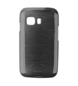 Púzdro SILIKÓNOVÉ JELLY CASE METALLIC pre SAMSUNG GALAXY YOUNG 2 (G130) - čierne