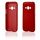 Púzdro SILIKÓNOVÉ JELLY CASE METALLIC pre SAMSUNG GALAXY J1 (J120F) 2016 - červené
