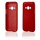 Púzdro SILIKÓNOVÉ JELLY CASE METALLIC pre SAMSUNG GALAXY J1 (J120F) 2016 - červené