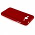 Púzdro SILIKÓNOVÉ JELLY CASE METALLIC pre SAMSUNG GALAXY J3 (J320F) 2016 - červené