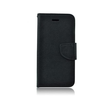 Púzdro knižkové diárové FANCY pre SAMSUNG GALAXY XCOVER 3 (G388F) - čierne