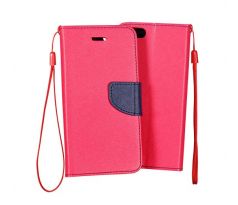 Púzdro knižkové diárové FANCY pre SONY XPERIA X COMPACT (X MINI) - ružovo modré