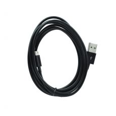 Kábel USB - micro USB univerzálny 2m - čierny