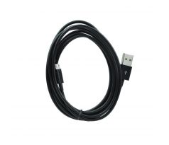 Kábel USB - micro USB univerzálny 2m - čierny