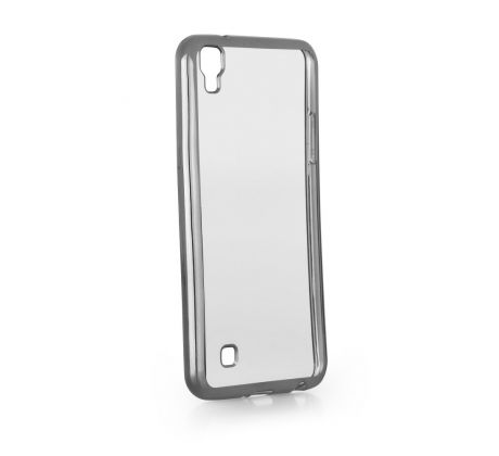 Púzdro SILIKÓNOVÉ CLEAR CASE pre LG X POWER - čierne