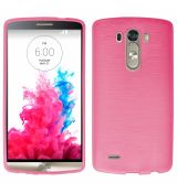 Púzdro SILIKÓNOVÉ JELLY CASE METALLIC pre LG G3 (D855) - ružové
