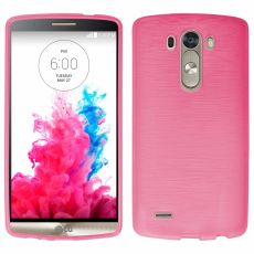 Púzdro SILIKÓNOVÉ JELLY CASE METALLIC pre LG G3 (D855) - ružové