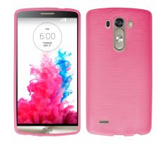 Púzdro SILIKÓNOVÉ JELLY CASE METALLIC pre LG G3 (D855) - ružové