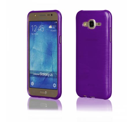 Púzdro SILIKÓNOVÉ JELLY CASE METALLIC pre SAMSUNG GALAXY J5 (J500) - fialové