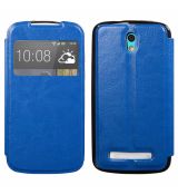 Knižkové Púzdro SLIM VIEW pre HTC DESIRE 500 - modré