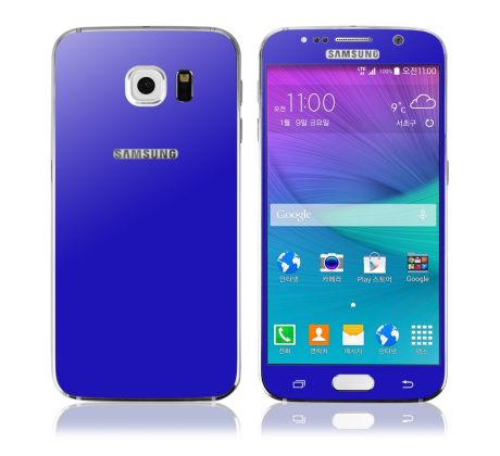 Tvrdené sklo LCD 9H PRO (TG) pre SAMSUNG GALAXY S6 (G920) - modré
