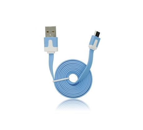 Univerzálny kábel MICRO USB SM-24-BL - modrý