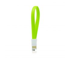 Univerzálny USB kábel pre APPLE IPHONE 5/5C/5S/5SE/6/6 PLUS - zelený