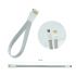Univerzálny USB kábel pre APPLE IPHONE 5/5C/5S/5SE/6/6 PLUS - modrý