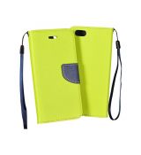 Púzdro knižkové diárové FANCY pre SONY XPERIA E5  - žlto modré